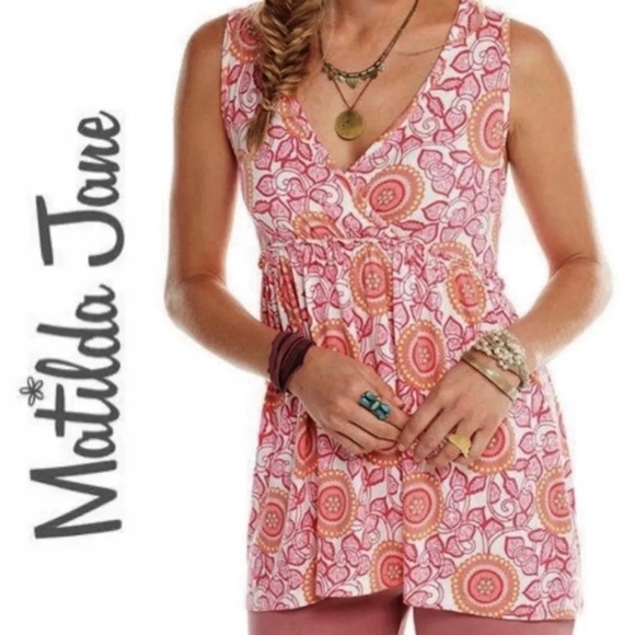 Matilda Jane Tops - NWT Matilda Jane Skyride Tank Top Blouse size M